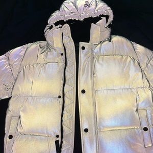 Super Puff Shorty Silver Reflective